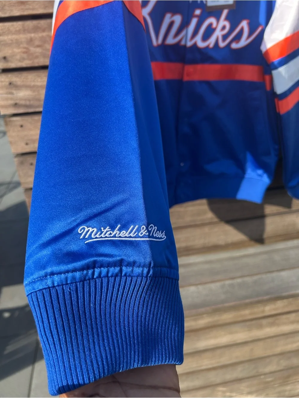 Mitchell & Ness NEW YORK KNICKS Hardwood Classics Jacket | Size M